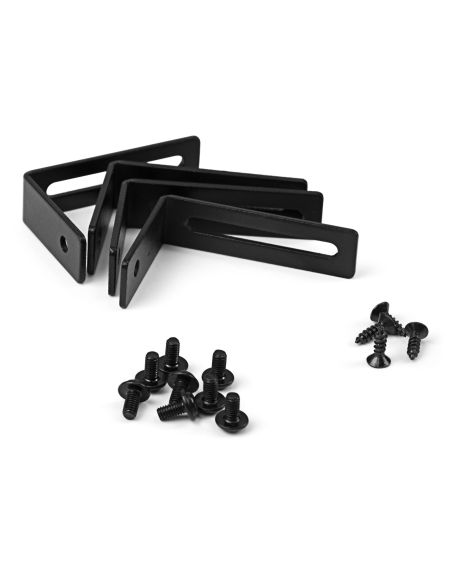 Emuca Multiconnettore Atom 26, 225x111mm, 2 prese Schuko, 1 USB Tipo A, 1 USB Tipo C, 1 RJ45, 1 HDMI, Zama-Acciaio-Plastica