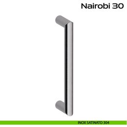 Maniglione acciaio per porta diametro 30 mm Nairobi 30 Reguitti Inox 2