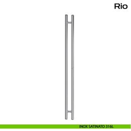 Maniglione accoppiato con cilindro e serratura Rio Reguitti Inox 2