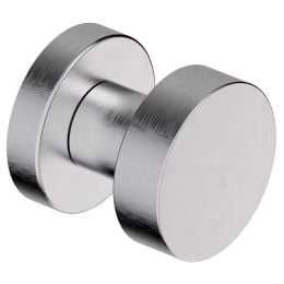 Pomolo fisso in acciaio per porta Piano Reguitti Inox