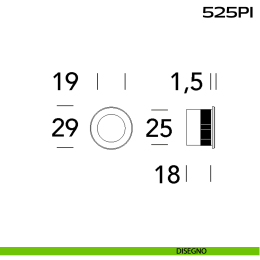 Ditale di trascinamento tondo in acciaio 525 PI Reguitti Inox 2