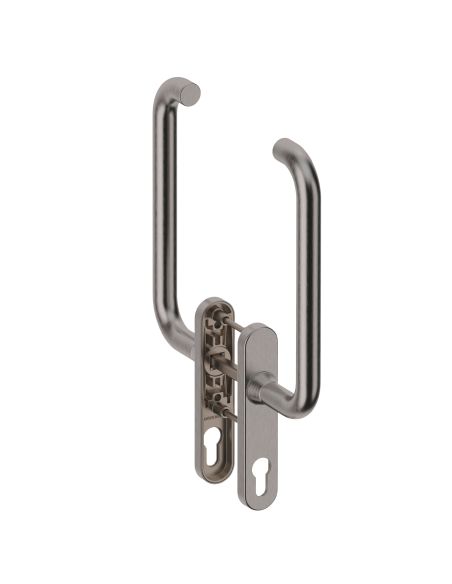 Maniglione per alzante scorrevole accoppiato con placca yale Stoccolma L15 Reguitti Inox
