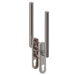 Maniglione ribassato per alzante scorrevole accoppiato con placca yale Toledo B B14 Reguitti Inox