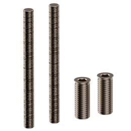 Kit fissaggio singolo non passante per alluminio doppia camera CD K02 Reguitti Inox