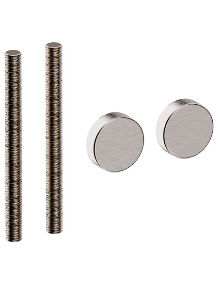 Kit fissaggio singolo passante per legno, alluminio e vetro CD K04 Reguitti Inox