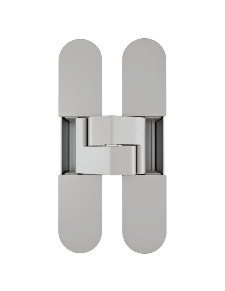 Cerniera a scomparsa regolabile per porta AGB Eclipse 3.0 - cromato opaco