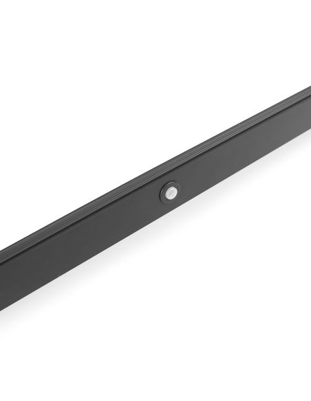 Emuca Barra Appendiabiti per armadi con luce LED Castor, batteria estraibile e sensore di movimento, L858 mm, Tecnoplastica e al