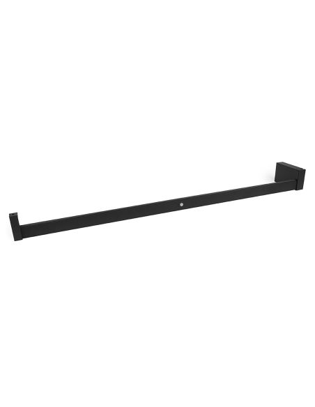 Emuca Barra Appendiabiti per armadi con luce LED Castor, batteria estraibile e sensore di movimento, L1.008 mm, Tecnoplastica e 