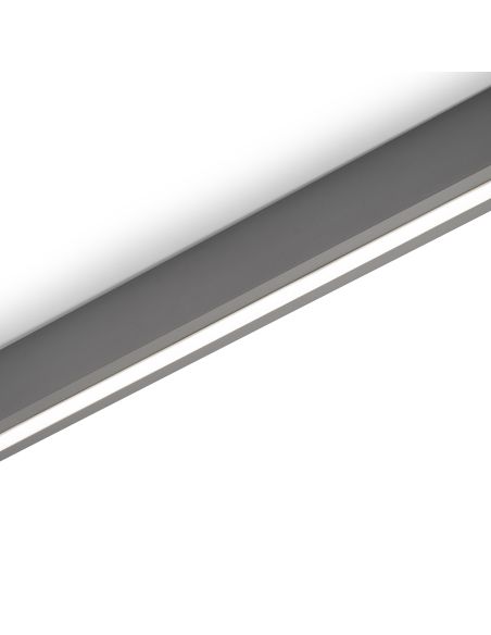 Emuca Kit barra per armadio Luxe, striscia LED 4,5x8 Neonlynx V, sensore di movimento RF Smart e convertitore Smart (24V DC), lu