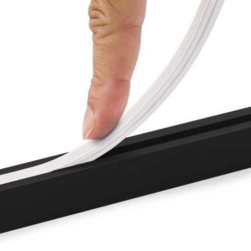 Emuca Kit barra per armadio Luxe, striscia LED 4,5x8 Neonlynx V, sensore di movimento RF Smart e convertitore Smart (24V DC), lu