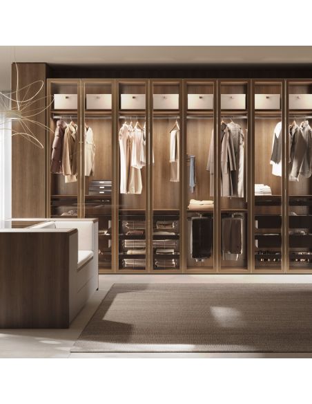 Emuca Kit barra per armadio Luxe, striscia LED 4,5x8 Neonlynx V, sensore di movimento RF Smart e convertitore Smart (24V DC), lu