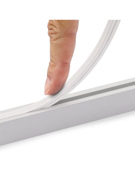 Emuca Kit barra per armadio Luxe, striscia LED 4,5x8 Neonlynx V, sensore di movimento RF Smart e convertitore Smart (24V DC), lu