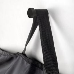 Emuca Appendiabiti da parete Wellington, 7, Verniciato nero, Zama 2