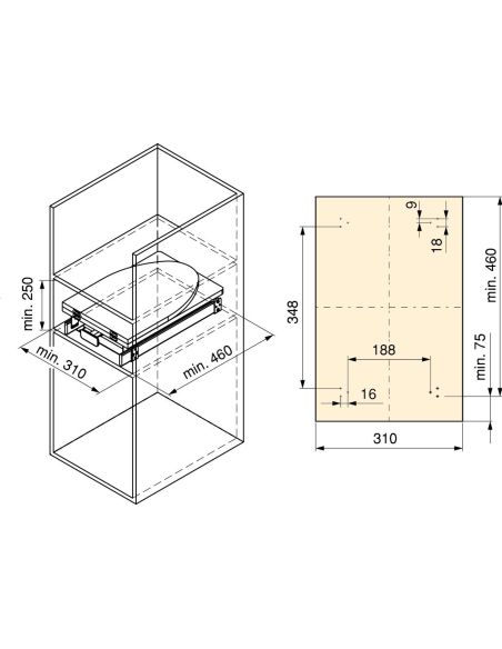 Emuca Tavola da stiro Iron 2, Acciaio e Legno, pieghevole ed estraibile per mobili Iron 2