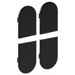 Kit coperture per cerniera a scomparsa AGB Eclipse 3.2 - grigio 2