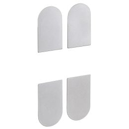 Kit coperture per cerniera a scomparsa AGB Eclipse 3.0 - grigio