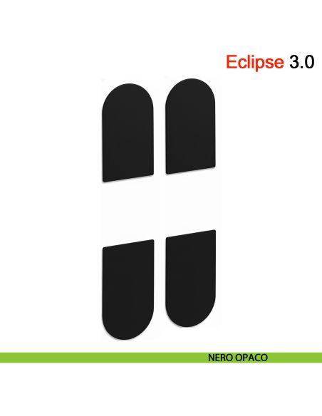 Kit coperture per cerniera a scomparsa AGB Eclipse 3.0 - nero opaco
