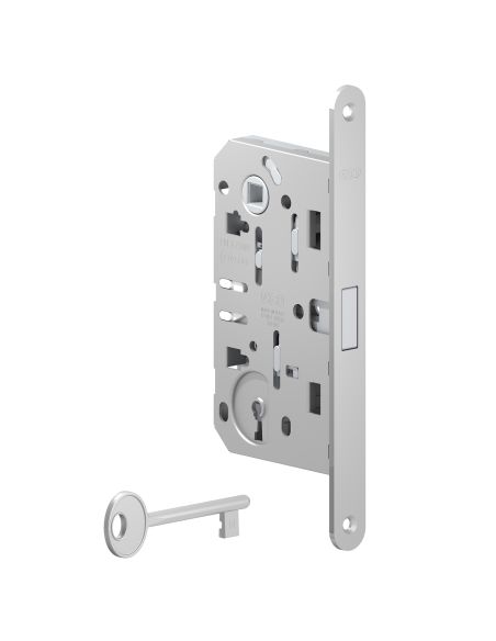 Serratura magnetica AGB Polaris 2XT chiave interasse 90 mm - cromato opaco