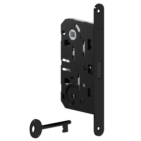 Serratura magnetica AGB Polaris 2XT chiave interasse 90 mm - nero opaco