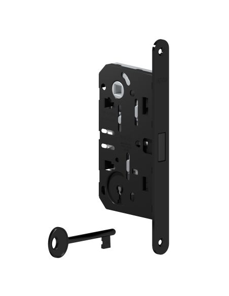 Serratura magnetica AGB Polaris 2XT chiave interasse 90 mm - nero opaco