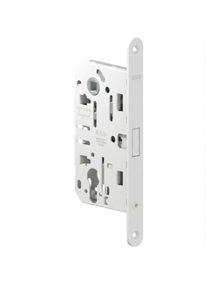 Serratura magnetica AGB Polaris 2XT cilindro Yale interasse 85 mm - bianco opaco