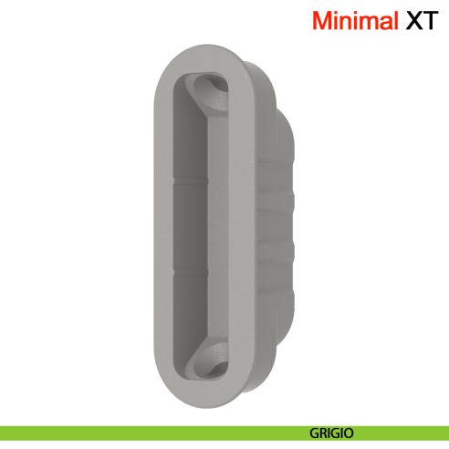 Incontro Minimal XT per serratura magnetica AGB per legno - grigio