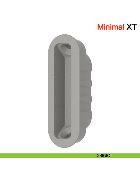 Incontro Minimal XT per serratura magnetica AGB per legno - grigio