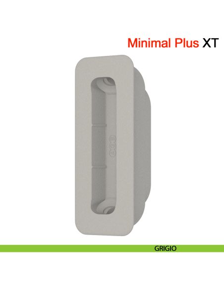 Incontro Minimal Plus XT per serratura magnetica AGB per legno - grigio