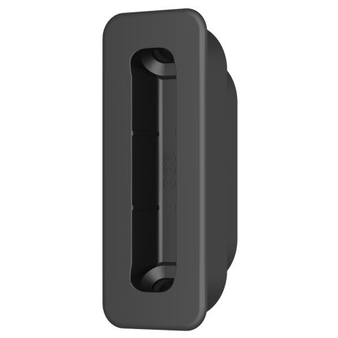 Incontro Minimal Plus XT per serratura magnetica AGB per legno - nero opaco