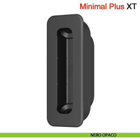 Incontro Minimal Plus XT per serratura magnetica AGB per legno - nero opaco