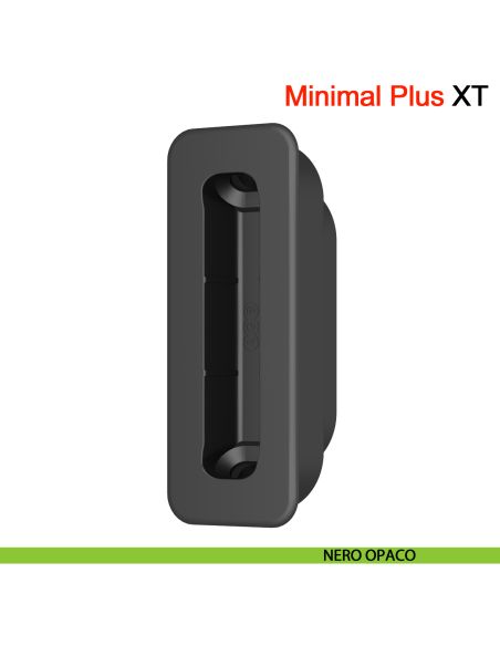 Incontro Minimal Plus XT per serratura magnetica AGB per legno - nero opaco