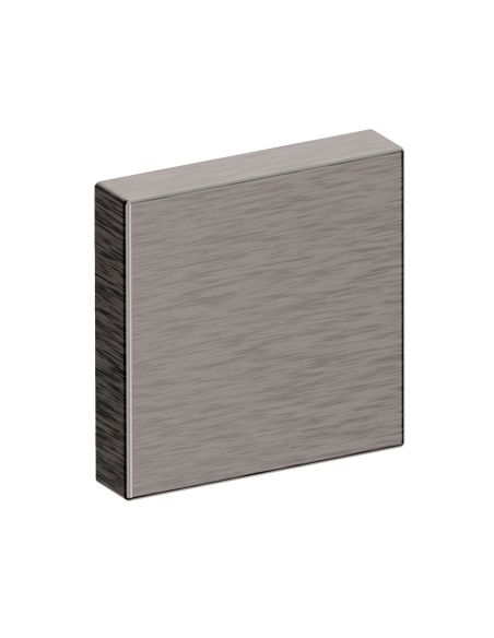 Bocchetta coprivite quadrata cieca 50x50x10 mm Q08 KO Reguitti Inox