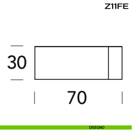 Fermaporta a muro in acciaio diametro 30 mm Z11 FE Reguitti Inox 2