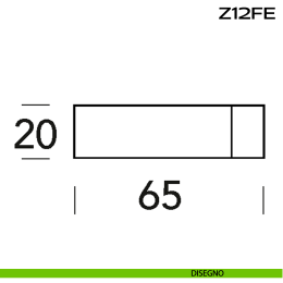Fermaporta quadrato a muro in acciaio Z12 FE Reguitti Inox 2