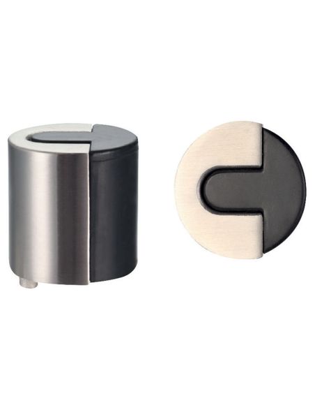 Fermaporta moderno in acciaio diametro 40 mm Z86 FE Reguitti Inox