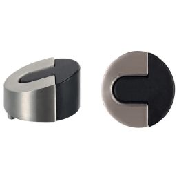 Fermaporta di design in acciaio diametro 47 mm Z87 FE Reguitti Inox