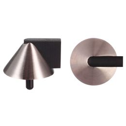 Fermaporta in acciaio moderno diametro 48 mm Z89 FE Reguitti Inox