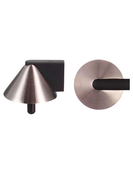 Fermaporta in acciaio moderno diametro 48 mm Z89 FE Reguitti Inox