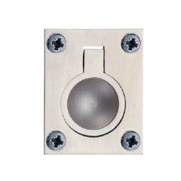 Maniglia ad anello quadrata in acciaio 48x38 mm Z43 MT Reguitti Inox