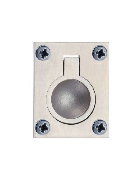 Maniglia ad anello quadrata in acciaio 48x38 mm Z43 MT Reguitti Inox