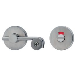 Chiavistello libero occupato per bagno a gancio 921 Reguitti Inox