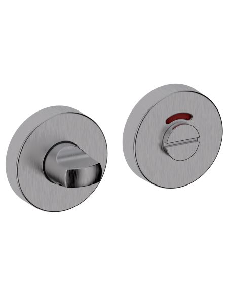 Nottolino per bagno libero occupato rosetta tonda 503 Reguitti Inox