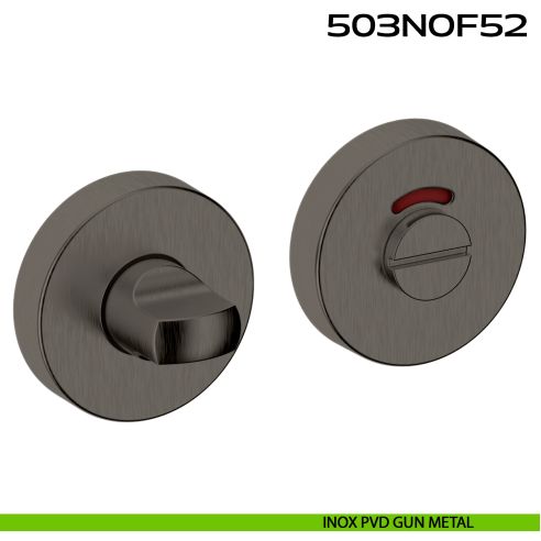 Nottolino per bagno libero occupato rosetta tonda 503 Reguitti Inox