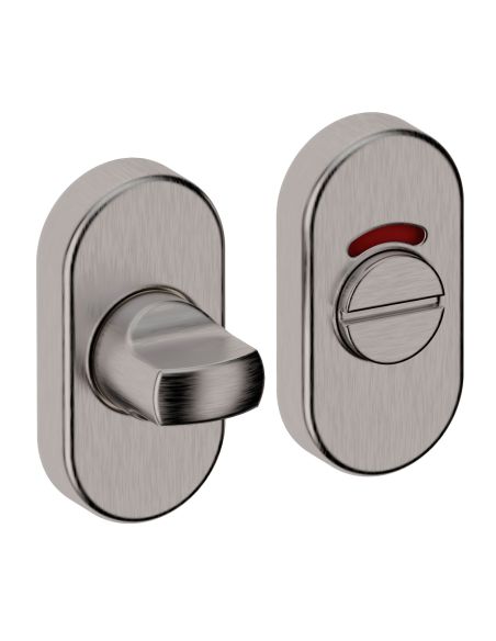 Nottolino WC libero occupato con rosetta ovale 503 Reguitti Inox