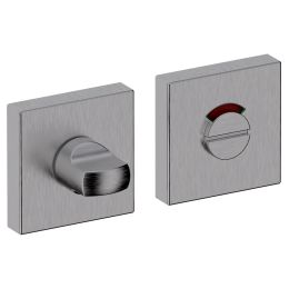 Nottolino WC libero occupato rosetta quadrata 503 Reguitti Inox