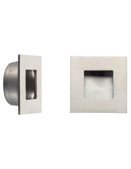 Maniglia incasso quadrata in acciaio 30x30 mm Z30 PI Reguitti Inox