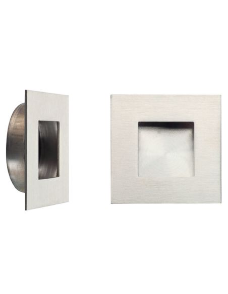 Maniglia quadrata incasso in acciaio 40x40 mm Z40 PI Reguitti Inox