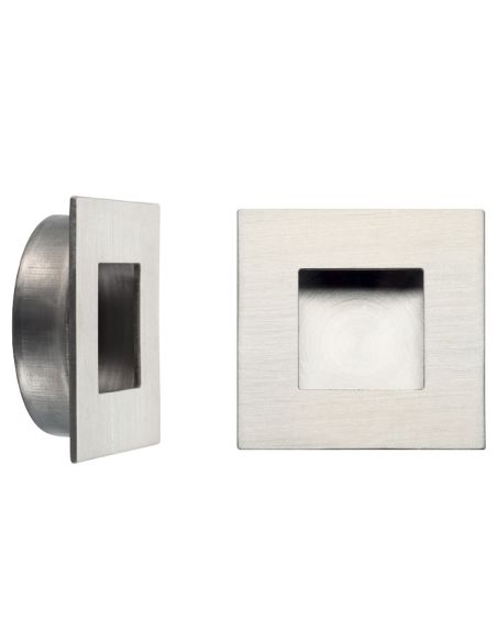 Maniglia quadra da incasso in acciaio 50x50 mm Z50 PI Reguitti Inox