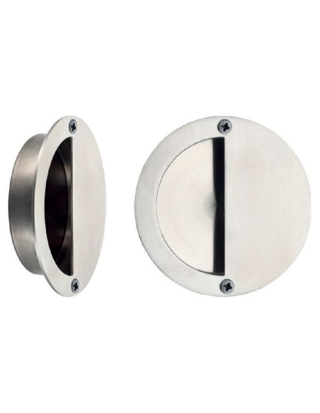 Maniglia incasso tonda in acciaio diametro 90 mm Z90 PI Reguitti Inox
