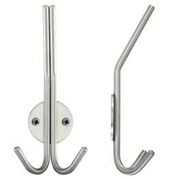 Portabiti doppio con gancio superiore in acciaio Z71 PA Reguitti Inox